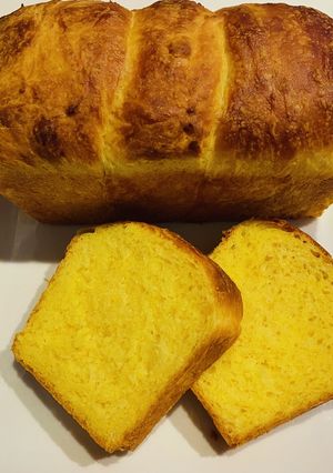 ブリオッシュ風食パン（手ごね）-レシピのメイン写真