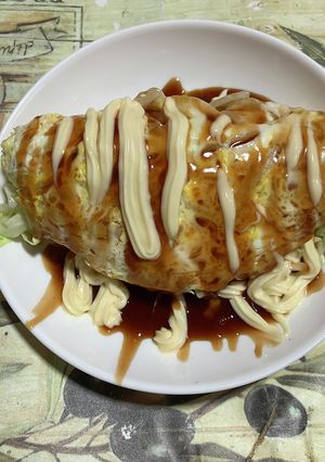 レンジで4分で出来る野菜たっぷり卵包み-レシピのメイン写真