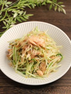 簡単!たっぷりツナ水菜 無限水菜-レシピのメイン写真