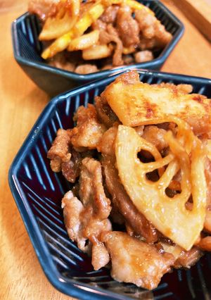 筍と豚肉の味噌豆板醤炒め-レシピのメイン写真