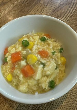 お豆腐コーン丼-レシピのメイン写真