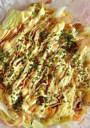 焼きそばピザ 中フライパン使用-レシピのメイン写真