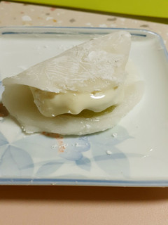 上新粉の和菓子~柏餅風♡-レシピのメイン写真