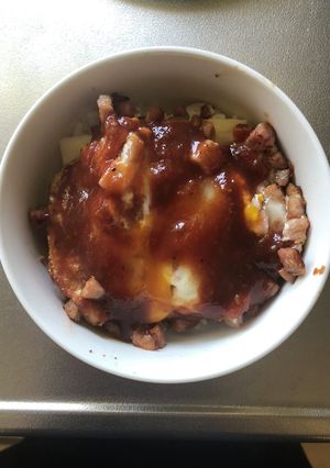目玉焼き丼-レシピのメイン写真
