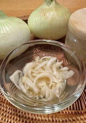 新玉ねぎとリンゴ酢で作る♪酢玉ねぎ-レシピのメイン写真