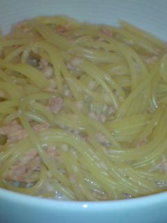 簡単 鮭フレークのクリームパスタ-レシピのメイン写真