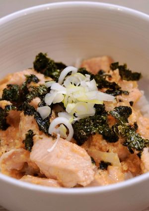 やわらかむね肉の親子丼-レシピのメイン写真