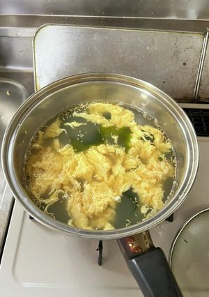 ふわふわたまごスープ-レシピのメイン写真