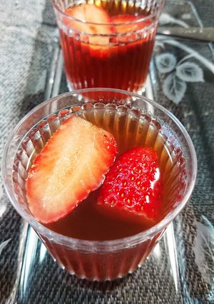 アールグレー紅茶ゼリー-レシピのメイン写真
