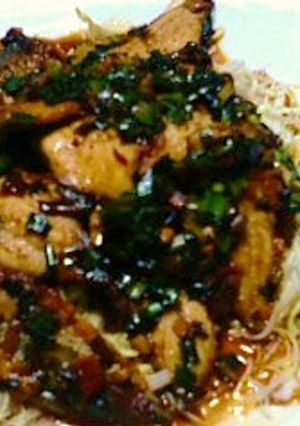 鯵のにら醤ソース-レシピのメイン写真