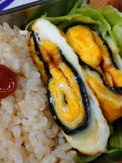 スライスチーズと海苔の卵焼き-レシピのメイン写真
