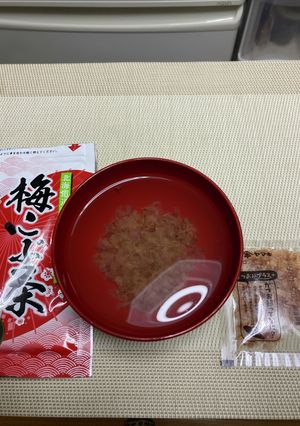 昆布茶×鰹節=簡単即席澄まし汁-レシピのメイン写真