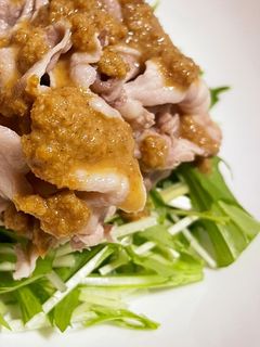 濃厚ゴマだれの豚しゃぶサラダ-レシピのメイン写真