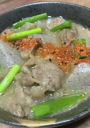 味噌風味の牛すじ煮込み-レシピのメイン写真