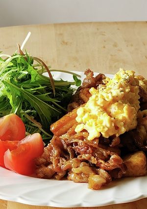 フライパン1つ☆豚肉&厚揚げ南蛮タルタル-レシピのメイン写真