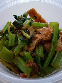 大根の葉と油揚げの炒め物-レシピのメイン写真