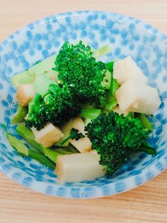 厚揚げとブロッコリーの炒め風-レシピのメイン写真