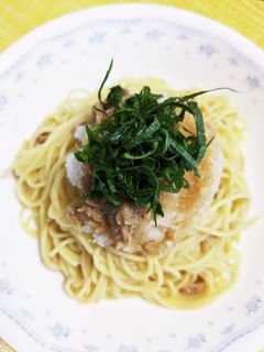 ツナとおろしと青じそのパスタ-レシピのメイン写真