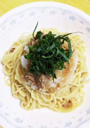ツナとおろしと青じそのパスタ-レシピのメイン写真