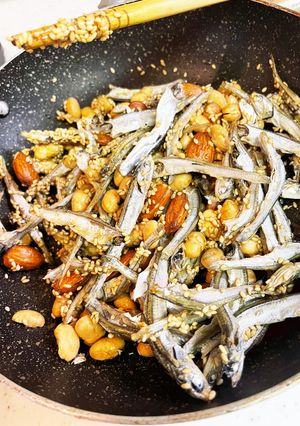 豆と魚とナッツのごまがらめ　　　給食人気-レシピのメイン写真