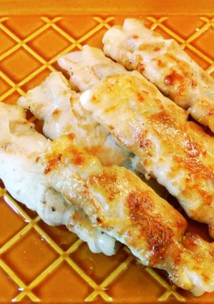 豚バラスライスの梅肉大葉巻き-レシピのメイン写真