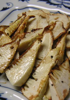 バルサミコ酢でいただく焼き筍-レシピのメイン写真