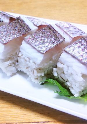 タイの酢締め棒寿司-レシピのメイン写真