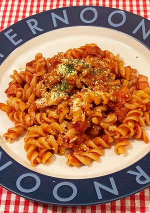 ピリ辛トマトパスタ（アラビアータ）-レシピのメイン写真
