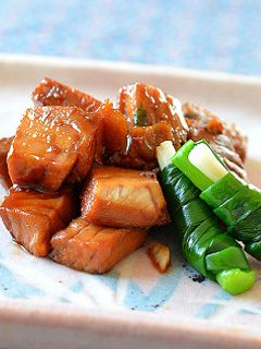 熱々のごはん、お弁当にも!マグロの角煮♪-レシピのメイン写真