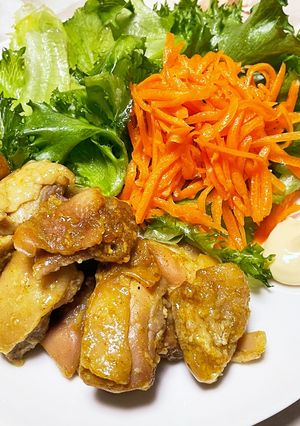 【Chillごはん】カレー風味チキン-レシピのメイン写真