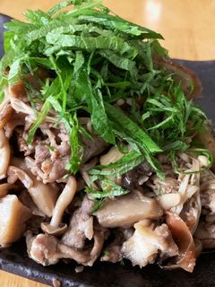 きのこの旨味溢れる!豚肉ときのこの梅蒸し-レシピのメイン写真