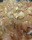 味付け玉子の漬けタレで親子丼の具