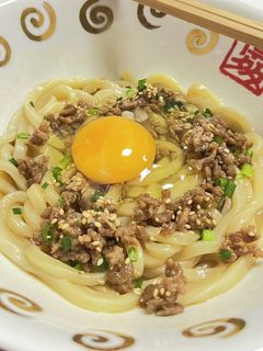 【レンジで5分】油そば風うどん-レシピのメイン写真