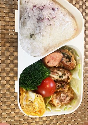女子高生お弁当★5/7大葉豚肉チーズ巻-レシピのメイン写真