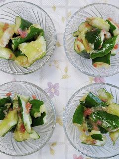 キュウリの梅和え-レシピのメイン写真