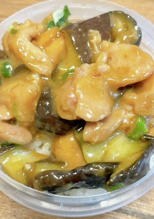ナスと鶏肉の味噌照り炒め-レシピのメイン写真