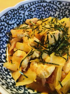 鍋キューブ活用●鶏肉の野菜キムチ炒め-レシピのメイン写真
