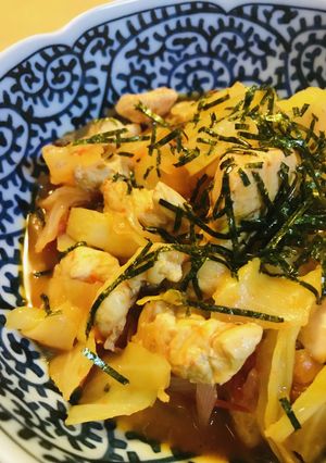 鍋キューブ活用●鶏肉の野菜キムチ炒め-レシピのメイン写真