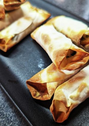 残り物で！餃子の皮でちくわチーズおつまみ-レシピのメイン写真