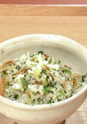 小松菜と桜えびのまぜご飯-レシピのメイン写真