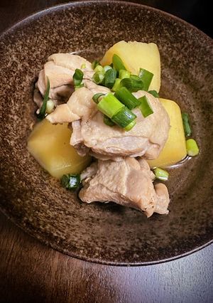 鶏肉とじゃがいもの旨だし煮-レシピのメイン写真
