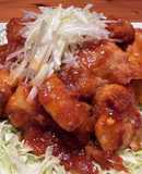 鶏もも肉で簡単ヘルシー♡ヤムニョムチキン