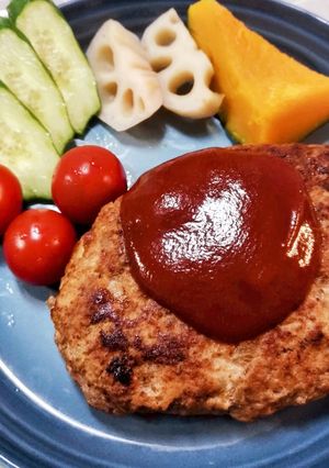 [素手で肉に触れない]ソース旨ハンバーグ-レシピのメイン写真