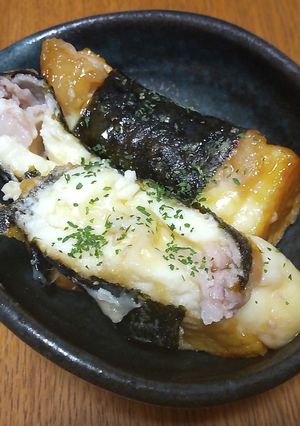 厚揚げとチーズの磯辺焼き風-レシピのメイン写真