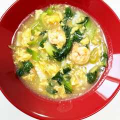รูปของ 青梗菜とエビと卵ふんわりん