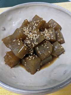 こんにゃくのバター醤油炒め-レシピのメイン写真