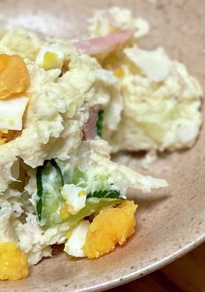 レンジで簡単ポテトサラダ（新玉ねぎ入り）-レシピのメイン写真