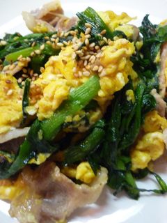 チャチャっと豚肉とニラの炒め物!-レシピのメイン写真