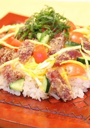 カツオのサラダちらし寿司-レシピのメイン写真