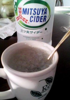 寒天ゼリーのサイダー割り-レシピのメイン写真